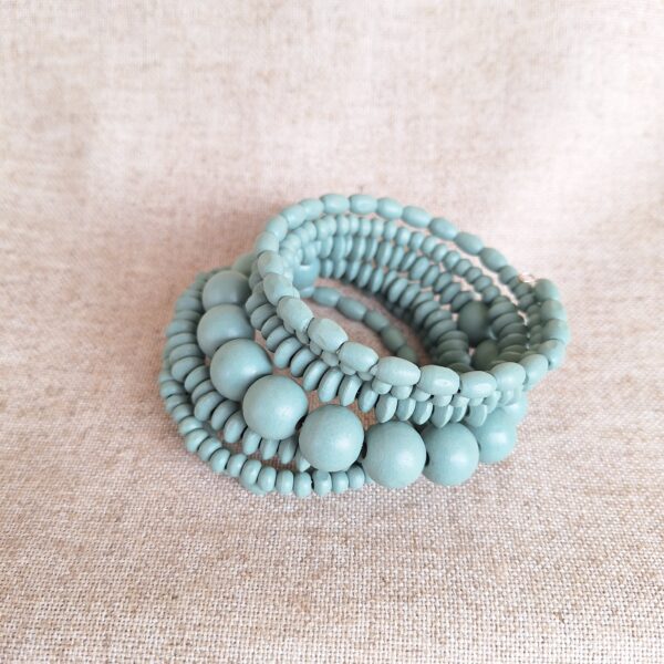 Pulseira Azul Espiral